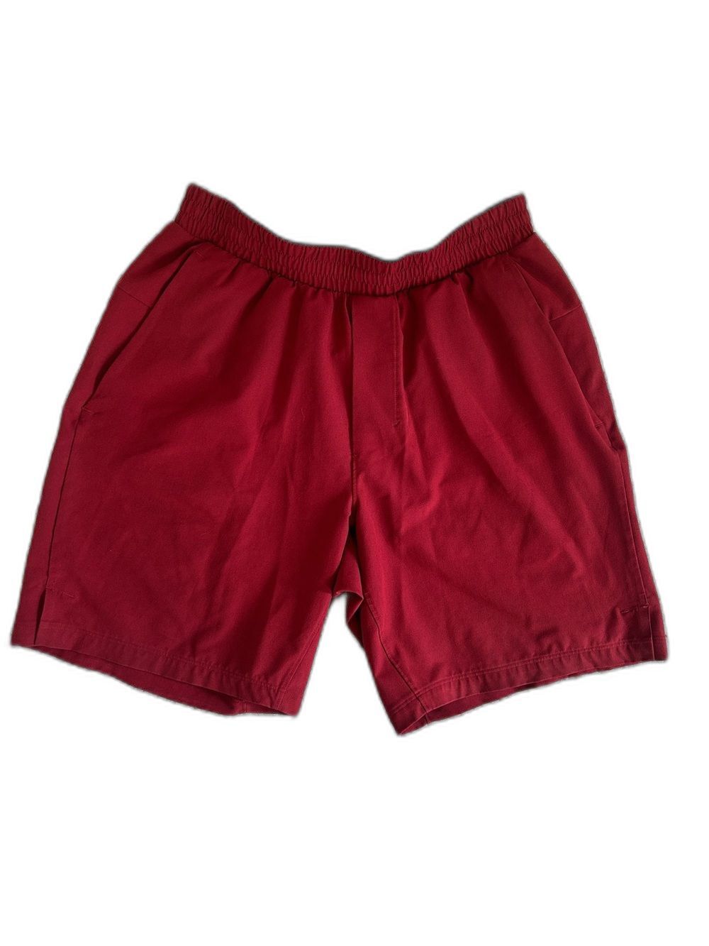 Lululemon Men’s Red Swim Trunks Shorts Size Small Drawstring Athletic